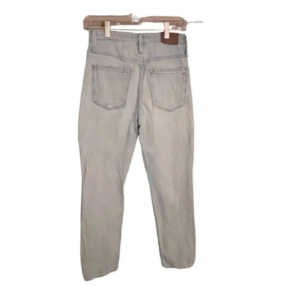Madewell 90’s High Rise Slim Crop BoyJean - Size 24 Light Wash - Picture 3 of 14